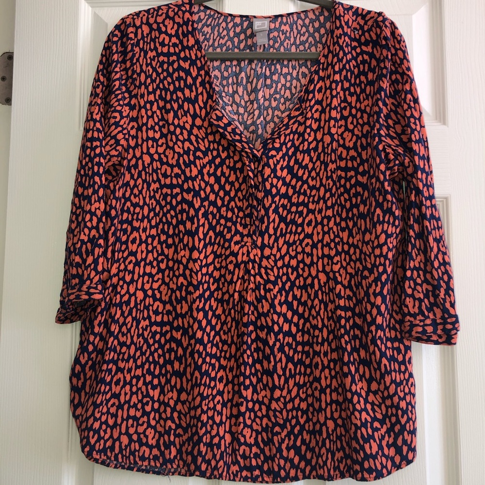 JCP blouse size large